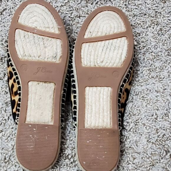 J. Crew Leopard Calf Hair Espridelle Mules - Picture 5 of 5